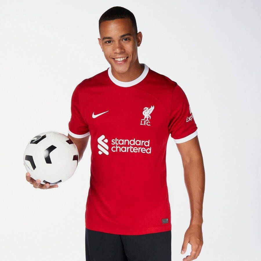Nike liverpool thuisshirt 23 24 rood wit heren