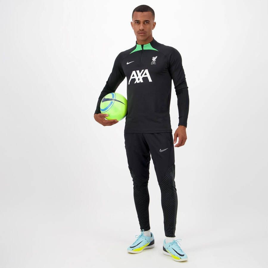 Nike liverpool training trainingstop 23 24 zwart groen heren