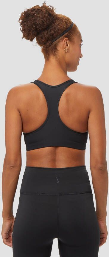 Nike med non pad medium-impact sportbh zwart dames