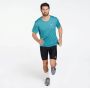 Nike miler hardloopshirt blauw heren - Thumbnail 2