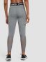Nike Legging halfhoge taille en met mesh vlakken voor dames Pro Smoke Grey Heather Black White- Dames Smoke Grey Heather Black White - Thumbnail 2