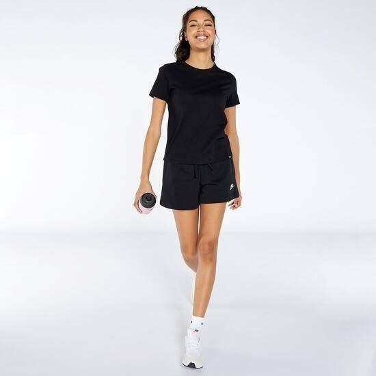 Nike sportswear club korte broek zwart dames