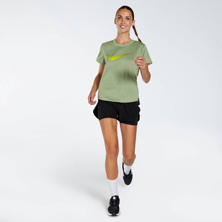 Nike swoosh hardloopshirt groen dames