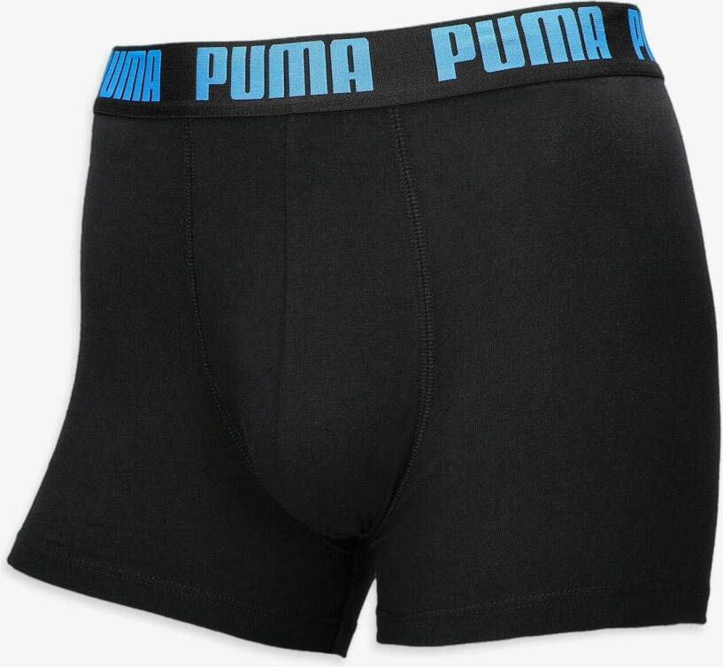 Puma all over print boxers 2-pack grijs zwart heren