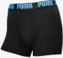 Puma all over print boxers 2-pack grijs zwart heren - Thumbnail 2