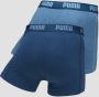 Puma basic boxershort 2-pack blauw jeansblauw heren - Thumbnail 6