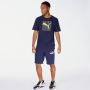 Puma Colorblock Marineblauw Korte Broek Heren - Thumbnail 2