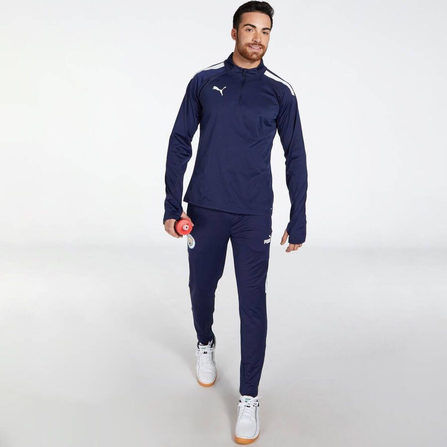 Puma manchester city trainingsbroek blauw wit heren
