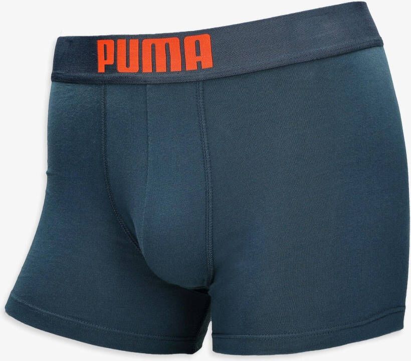Puma placed logo boxers 2-pack rood blauw heren