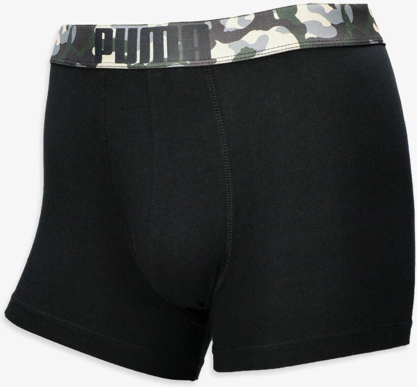 Puma print boxers 2-pack zwart groen heren