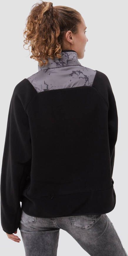 Puma seasons fleece pullover outdoortrui zwart dames