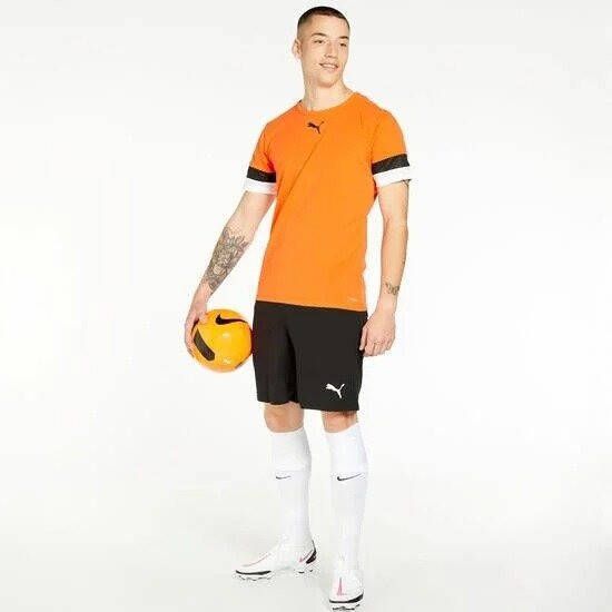 Puma teamrise voetbalshirt oranje heren