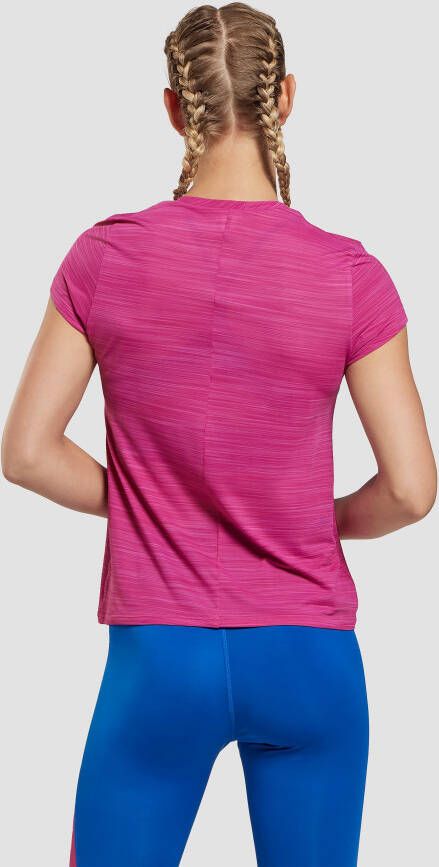 Reebok workout ready activchill sportshirt roze dames