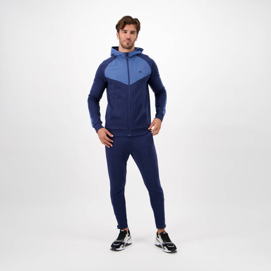 Silver joggingpak blauw heren