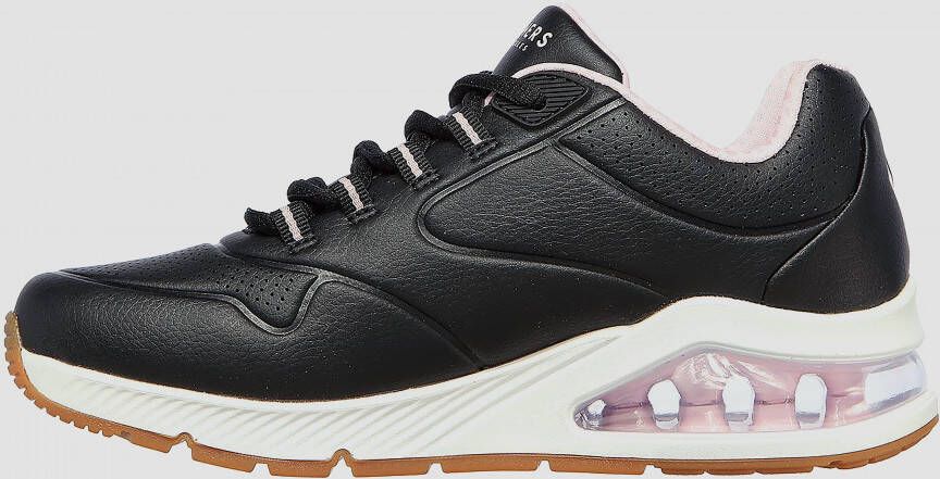Skechers uno 2 best sneakers zwart roze dames