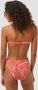TC WOW gebloemde strapless beugel bikinitop rood groen - Thumbnail 4