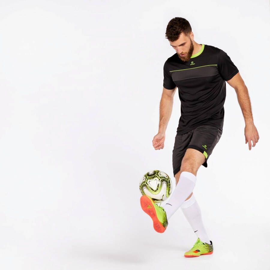 TEAM QUEST basic voetbalshirt zwart heren