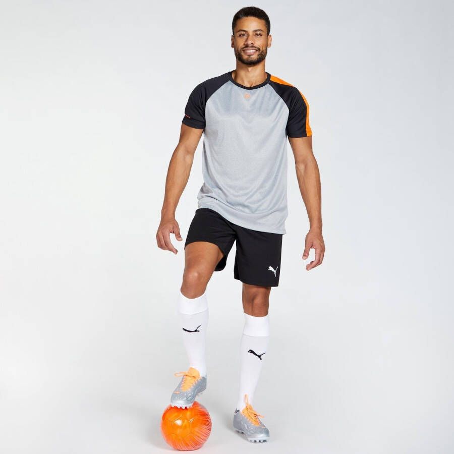 TEAM QUEST voetbalshirt grijs zwart heren