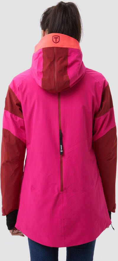 TENSON aerismo jackorak ski jas roze rood dames