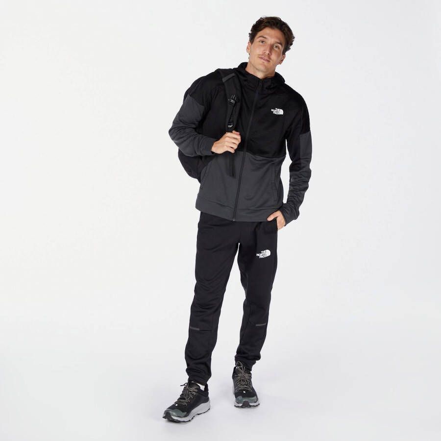 The North Face ma fleece outdoorjas zwart heren