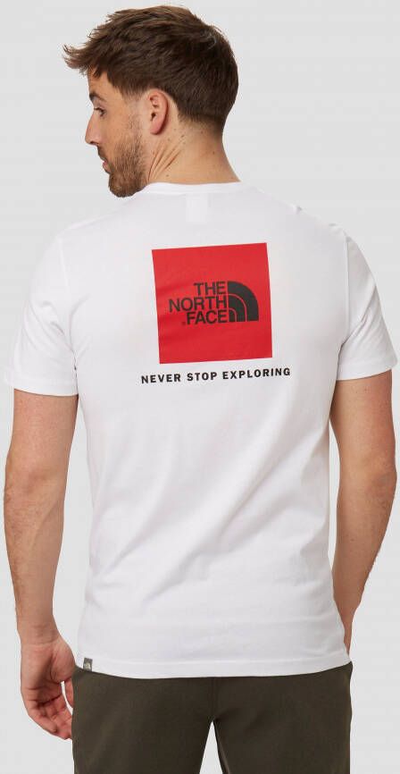 The North Face White Men T -Shirt Network Box Tee Wit Heren - Foto 13