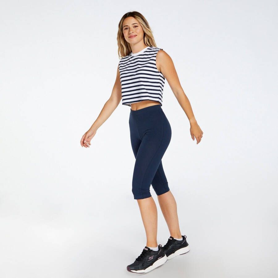 UP basic capri legging blauw dames