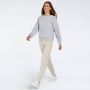 UP basic joggingbroek beige dames - Thumbnail 2
