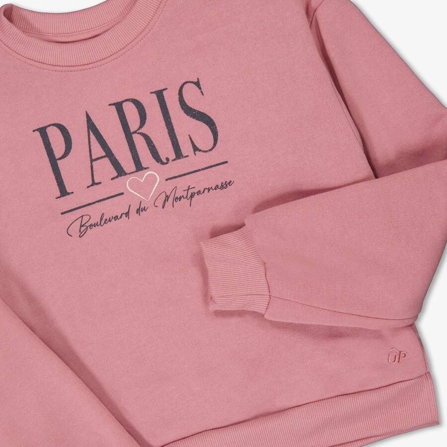 UP joggingpak roze grijs kinderen