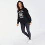 Up Stamps Zwart Legging Dames - Thumbnail 2
