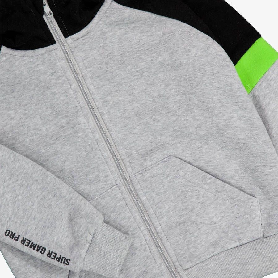 UP trainingspak zwart grijs kinderen