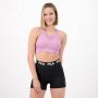 Fila basic crop hardlooptanktop roze dames - Thumbnail 1