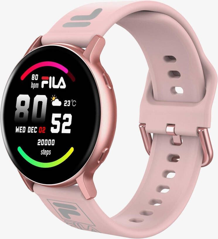 Fila city town hartslag monitor smartwatch roze