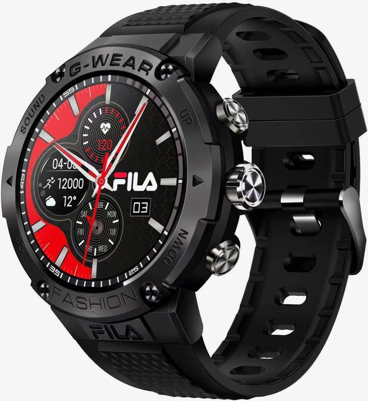 Fila endurance hartslag monitor smartwatch zwart
