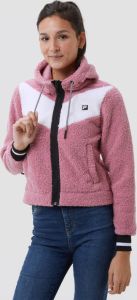 Fila fleece hooded outdoorvest roze dames