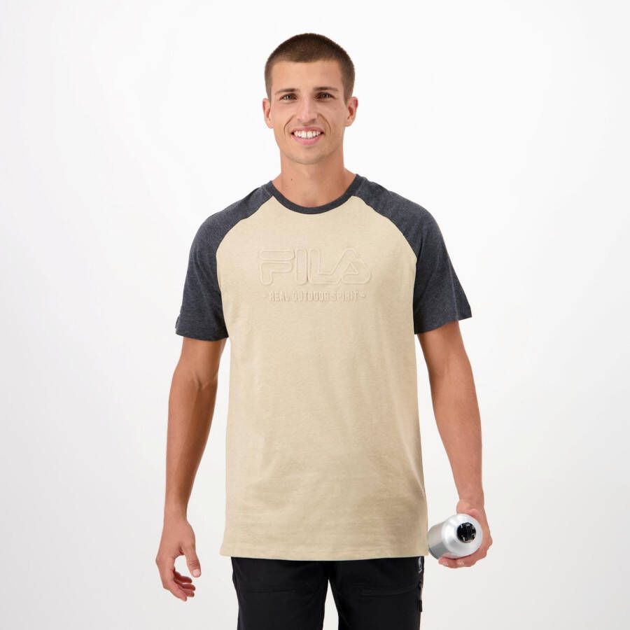Fila Outdoorshirt Camel T-shirt Heren