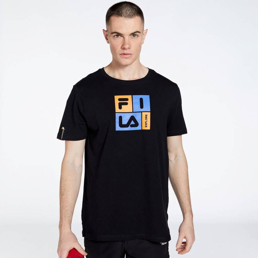 Fila T-shirt Zwart T-shirt Heren