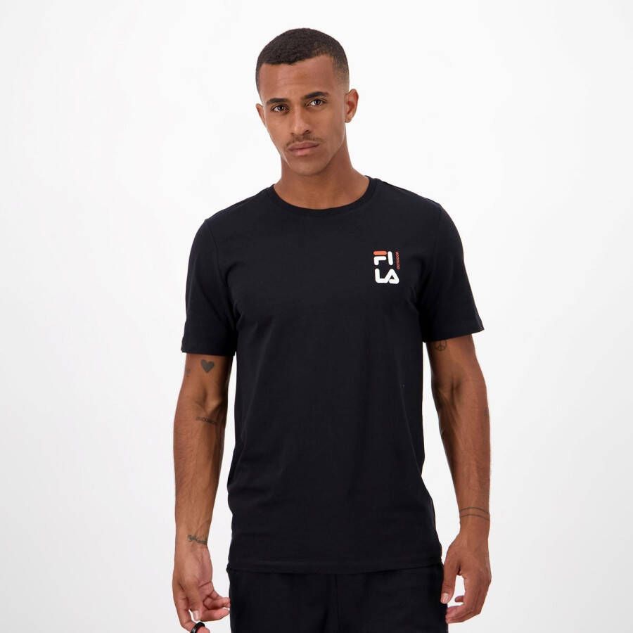 Fila Outdoorshirt Zwart T-shirt Heren