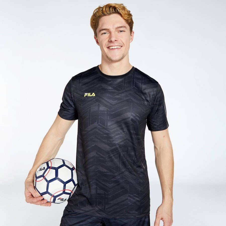Fila performance voetbalshirt zwart heren