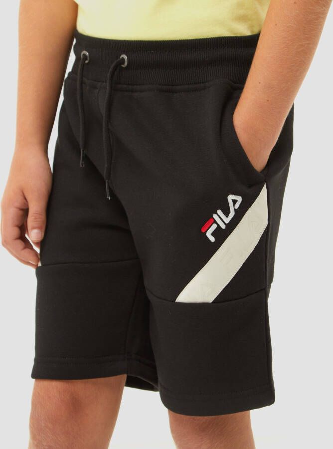 Fila rumino taped korte broek zwart kinderen