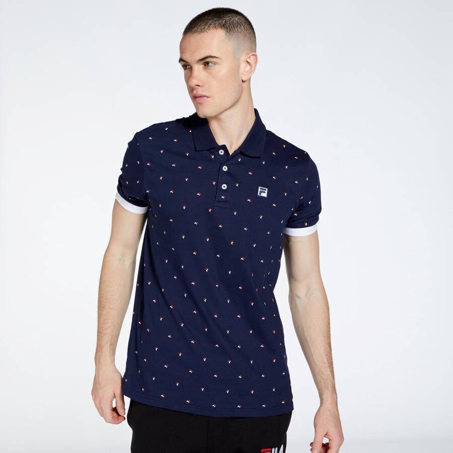 Fila saul polo blauw heren