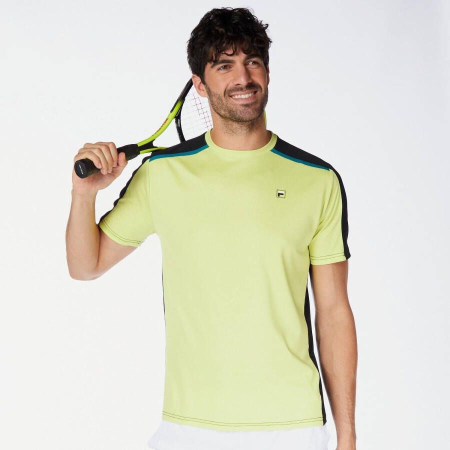 Fila tennisshirt geel heren