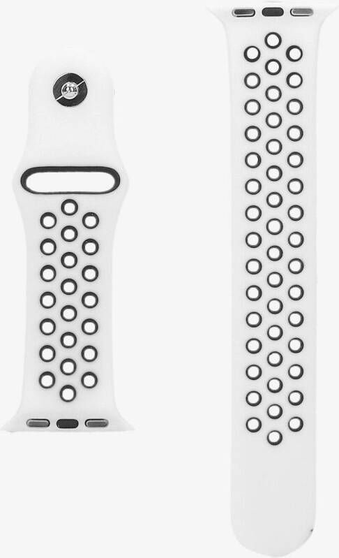 Innova smartwatchbandje wit zwart