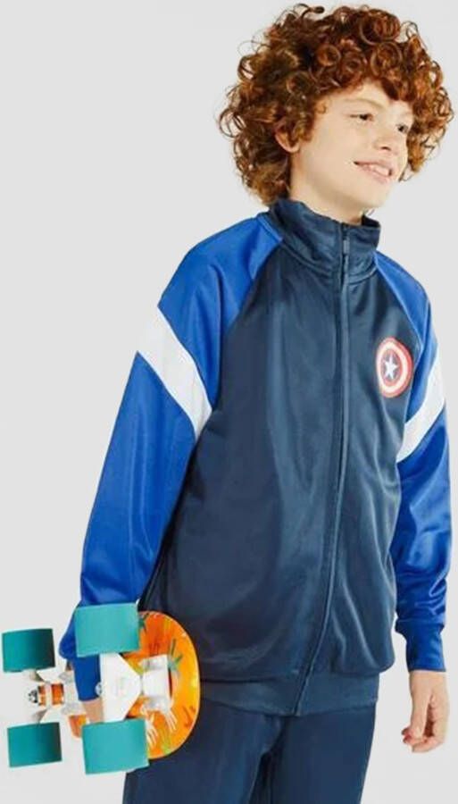 LICENSE marvel joggingpak blauw kinderen