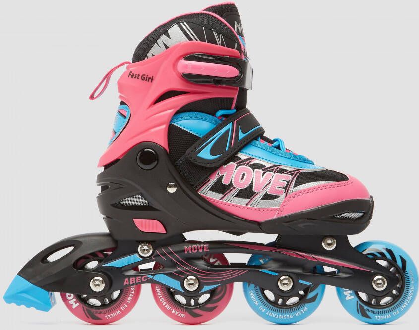 Move Kinderskate Fast Girl maat L 38-41 Skates Roze
