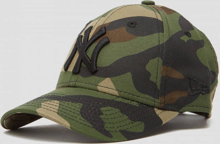 New era Groene Camo Yankees Kinderen Essentiële Pet Multicolor