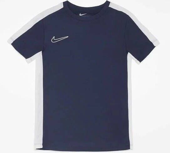 Nike academy 23 voetbalshirt blauw wit kinderen