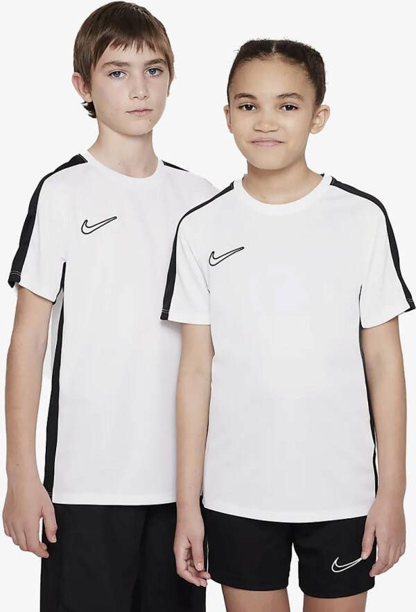 Nike academy 23 voetbalshirt wit kinderen