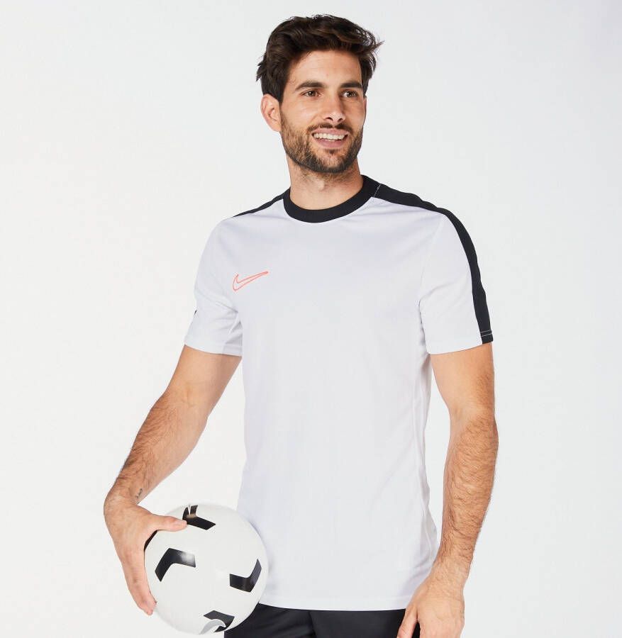 Nike academy 23 voetbalshirt wit zwart heren