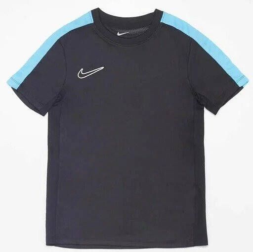 Nike academy 23 voetbalshirt zwart blauw kinderen