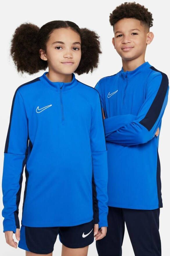 Nike academy 23 voetbaltop blauw kinderen